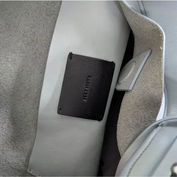 All Saints Paradise North South Leather tote  blue - Picture 13 of 13